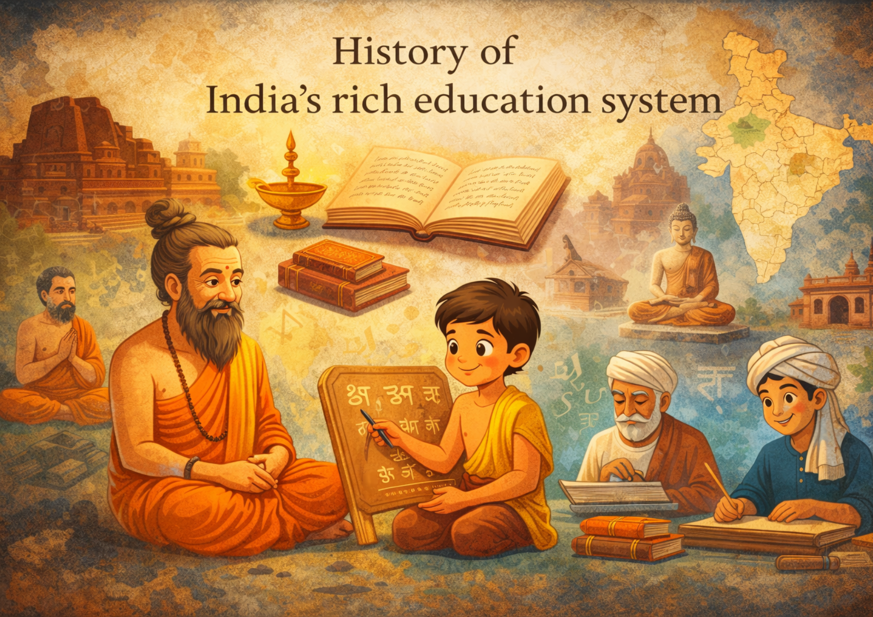 History of India's rich education system